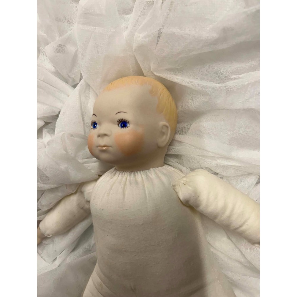 Antique Bisque Bye-Lo Baby Grace Putnam Doll Blue Eyes 12in 1920s Germany